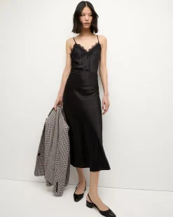 Ciarlo Lace-Trim Tank Silk Camisole in><noscript><img width=