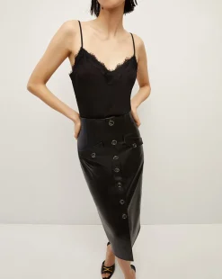 Ciarlo Lace-Trim Top><noscript><img width=