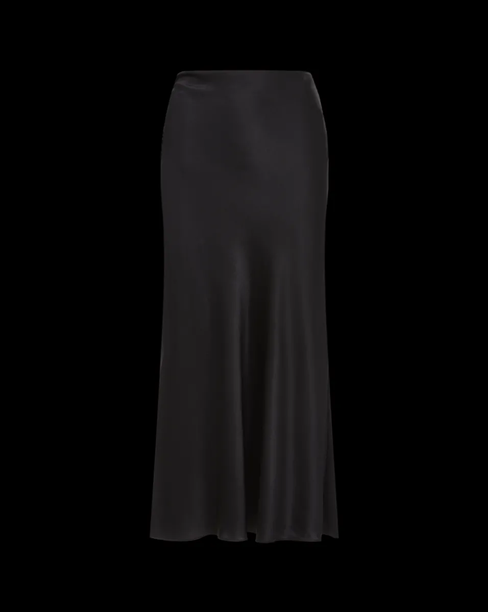 Clover Stretch Silk Midi Skirt in>Veronica Beard New