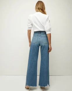 Coralee Puff-Sleeve Tee><noscript><img width=