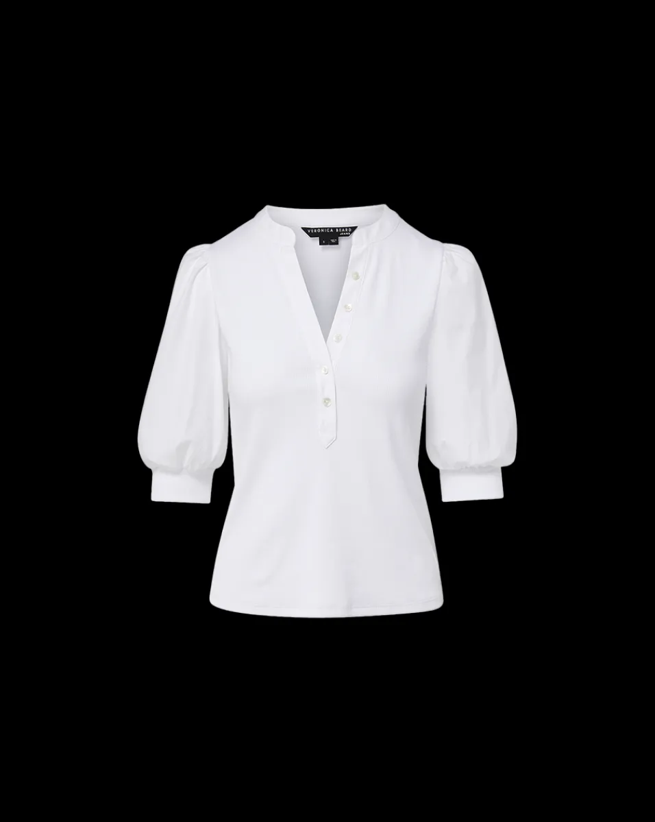 Coralee Puff-Sleeve Tee>Veronica Beard Discount