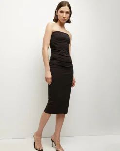 Cressida Strapless Dress in>Veronica Beard