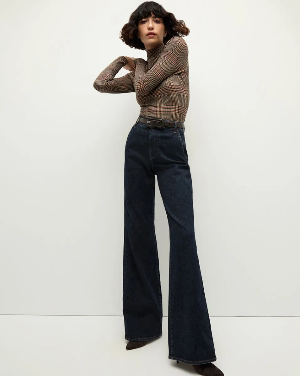 Crosbie Wide-Leg Jeans in Indigo Denim>Veronica Beard Online