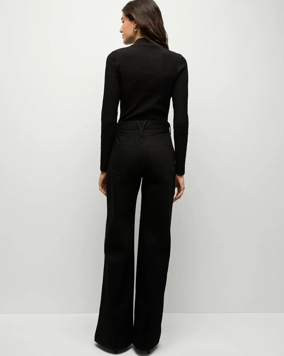 Dahlia Sweater in>Veronica Beard Hot