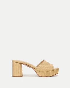 Dali Raffia Platform Heel Sandal>Veronica Beard Hot