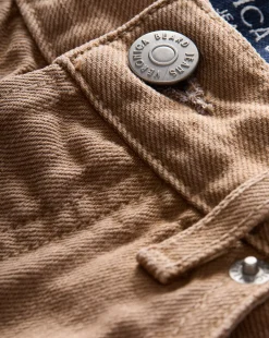 Daniela Straight-Leg Jeans in Tan Sierra><noscript><img width=