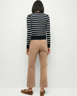 Daniela Straight-Leg Jeans in Tan Sierra><noscript><img width=