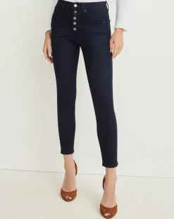 Debbie Ankle-Crop Skinny Jean in>Veronica Beard Sale