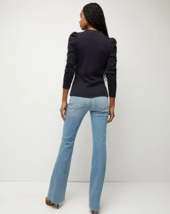 Dekalb Puff-Sleeve Top><noscript><img width=