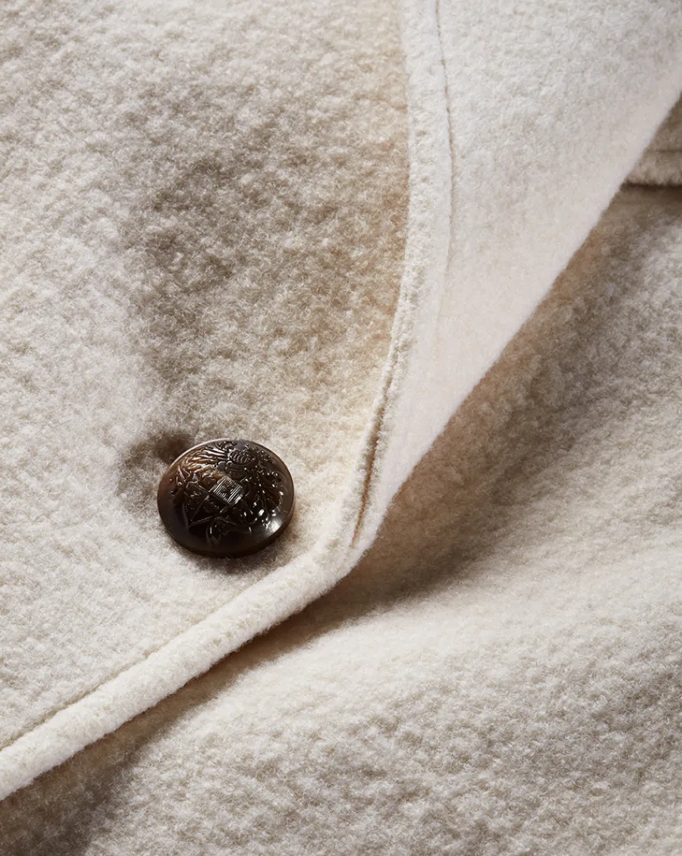 Della Wool Dickey Coat in>Veronica Beard Outlet