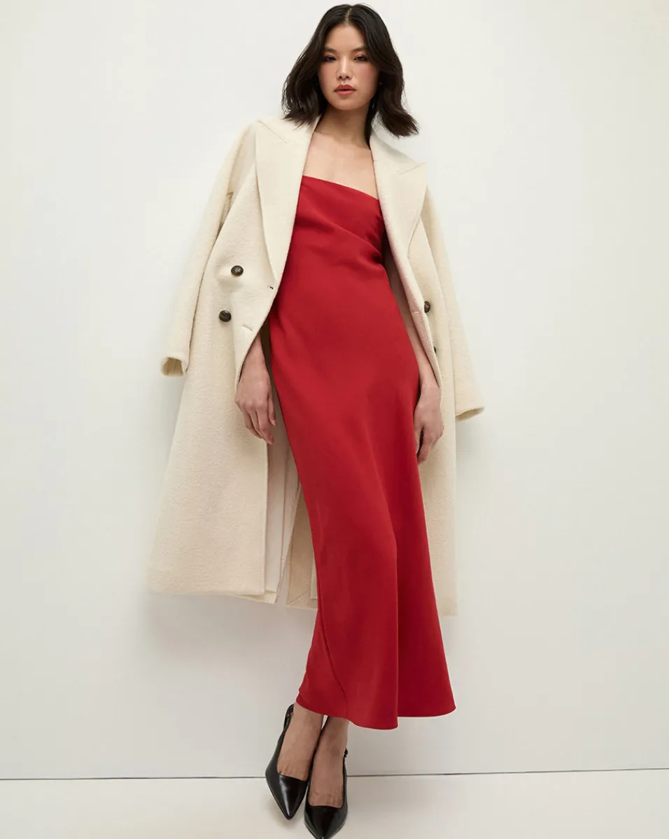 Della Wool Dickey Coat in>Veronica Beard Outlet