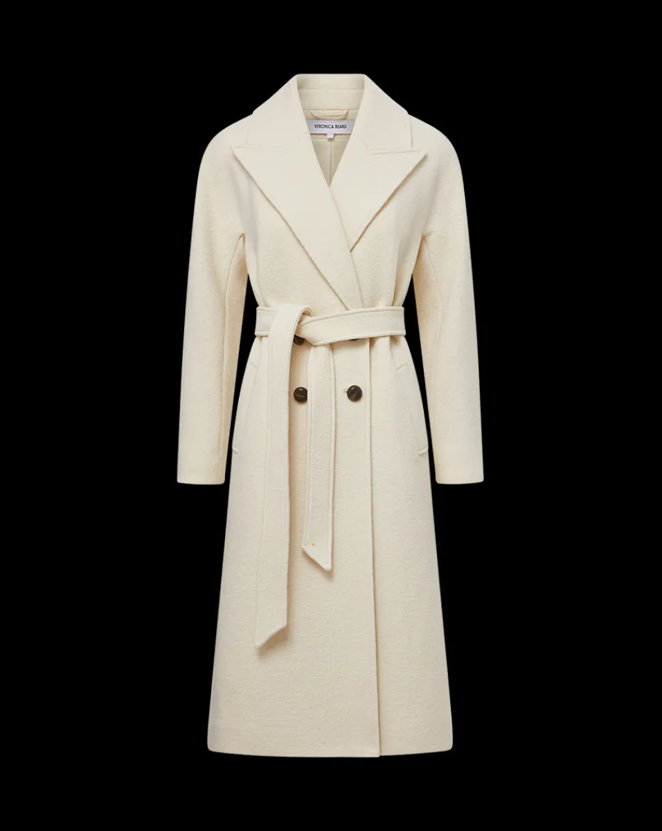 Della Wool Dickey Coat in>Veronica Beard Outlet