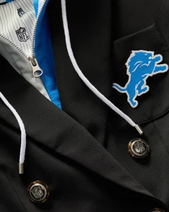 Detroit Lions Dickey Jacket in Black/Silver><noscript><img width=