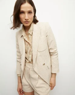 Didion Seersucker Jacket in>Veronica Beard Discount