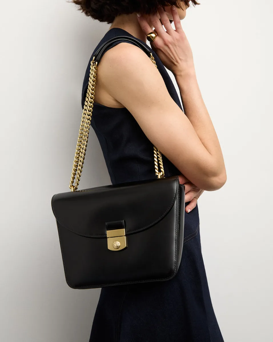 Double Link Flap Bag in>Veronica Beard Hot