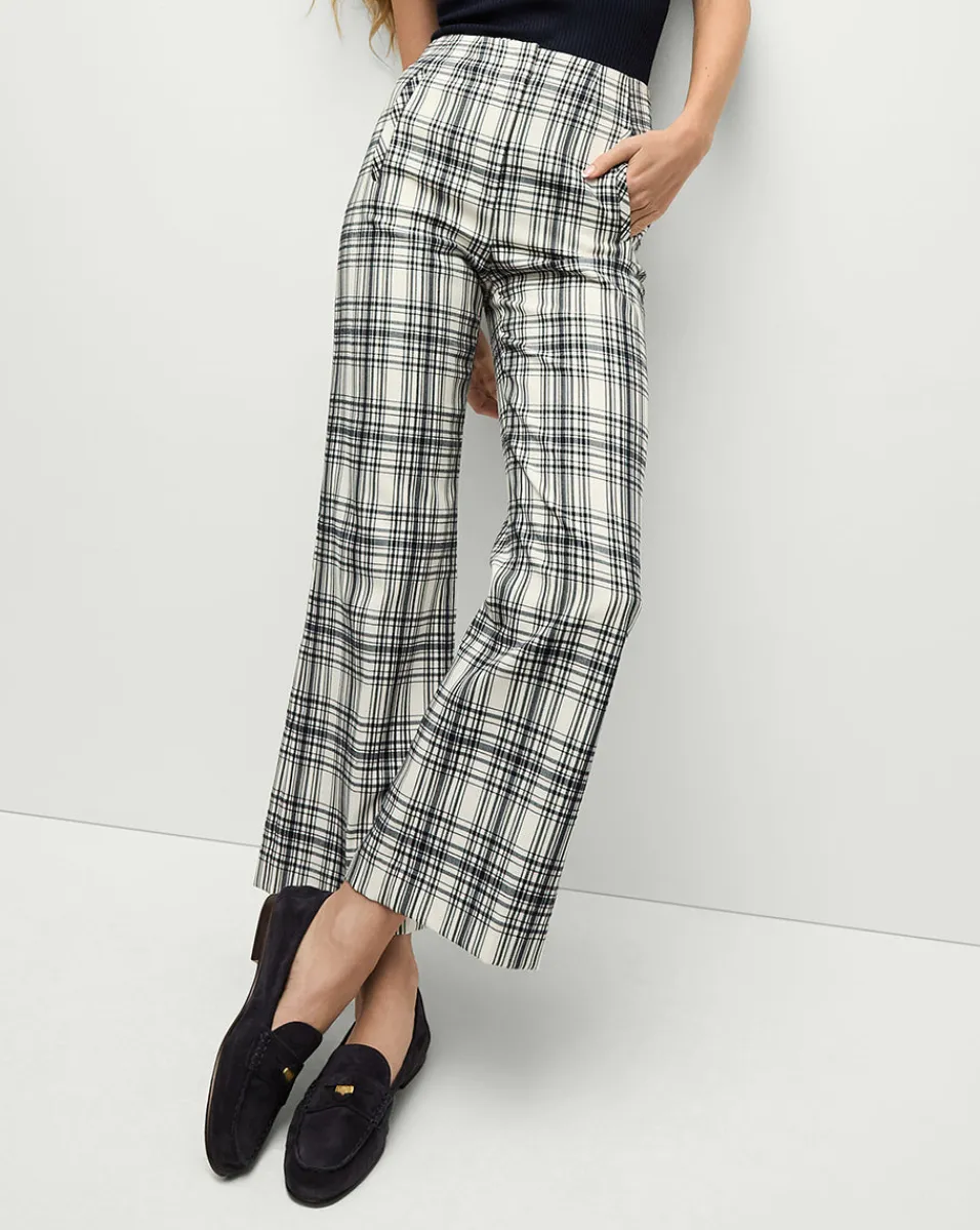 Dova Plaid Pant in>Veronica Beard Discount