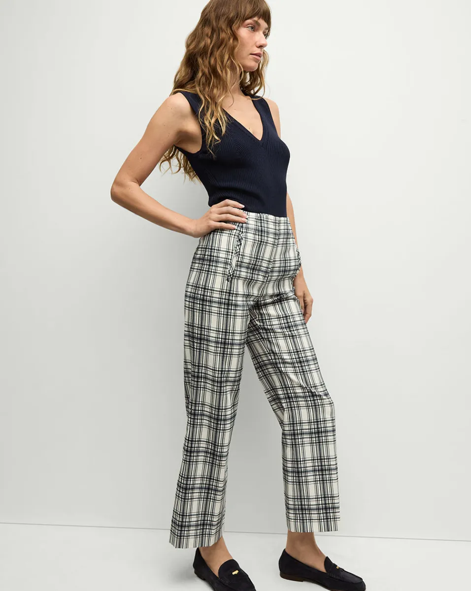Dova Plaid Pant in>Veronica Beard Discount