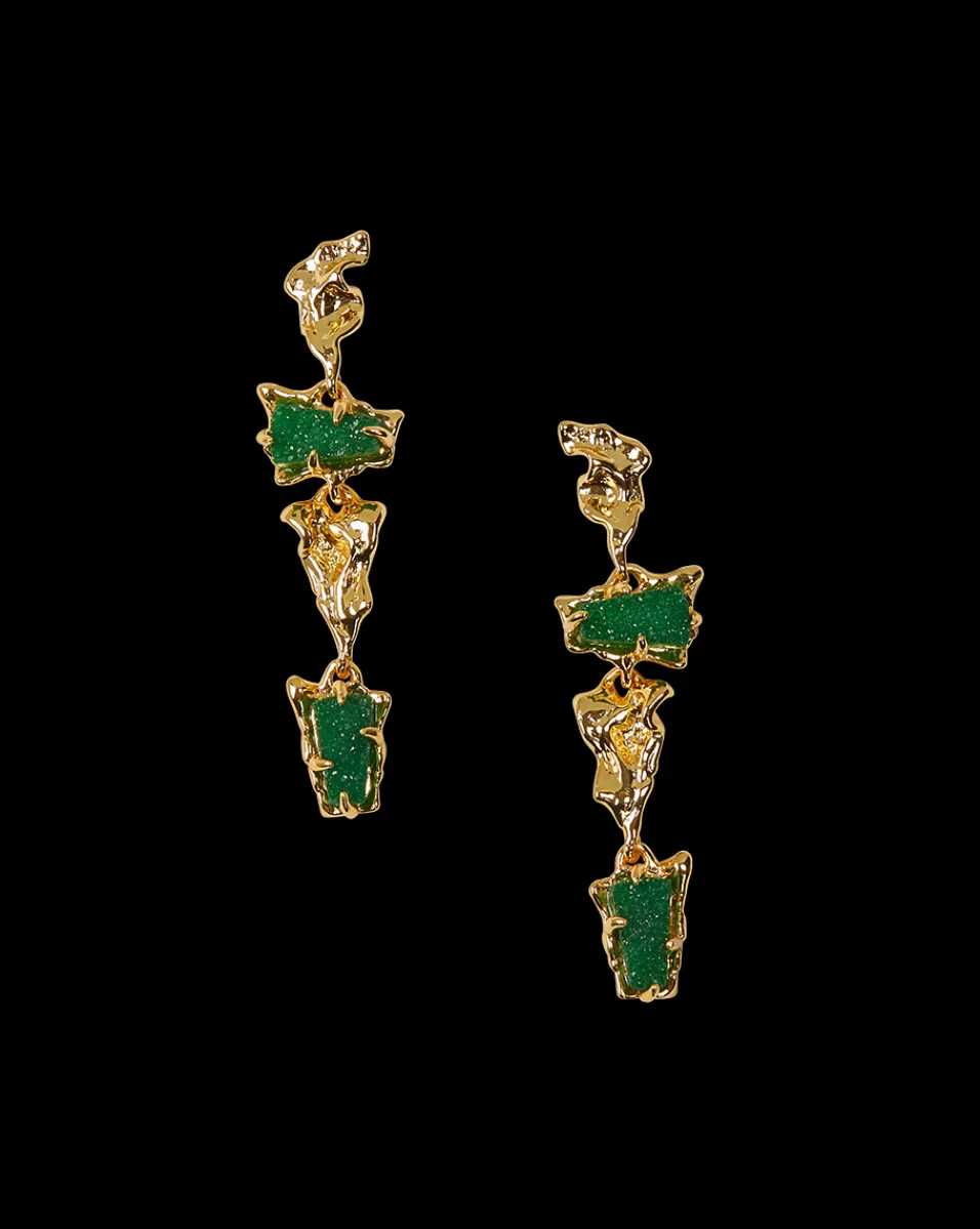 Druzy Linear Earring in>Veronica Beard Best