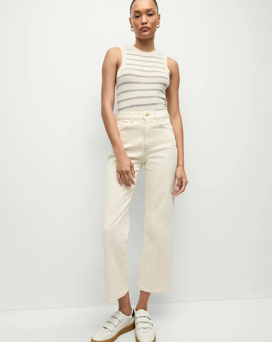 Dylan Straight-Leg Jean in>Veronica Beard Hot