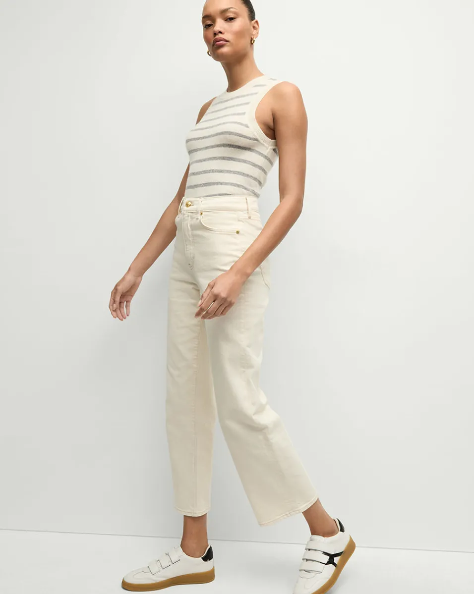 Dylan Straight-Leg Jean in>Veronica Beard Hot