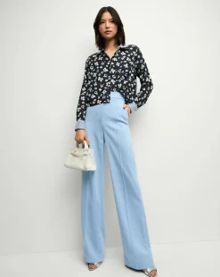 Edia Pant in Blue Sky>Veronica Beard Sale