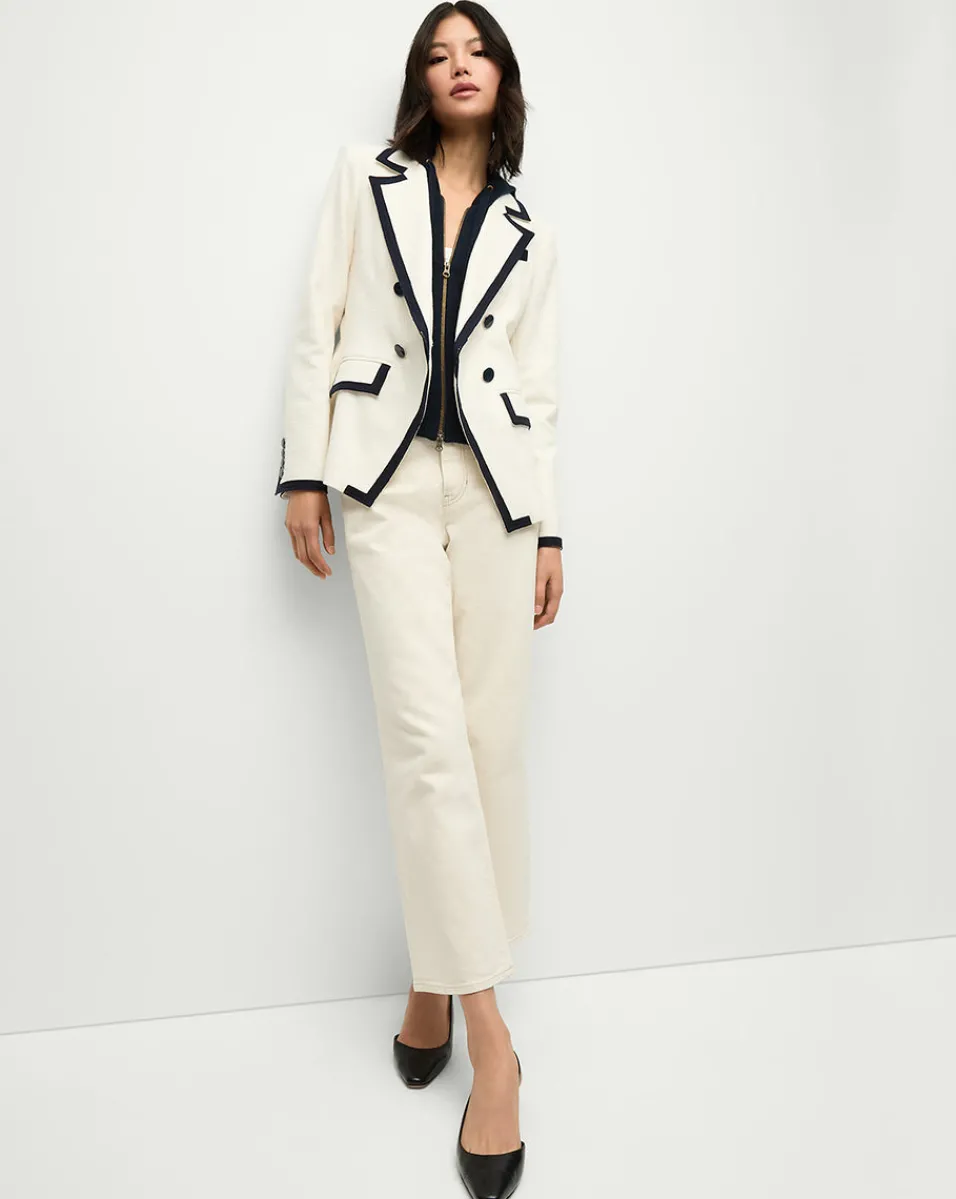 Edison Dickey Jacket in>Veronica Beard Hot