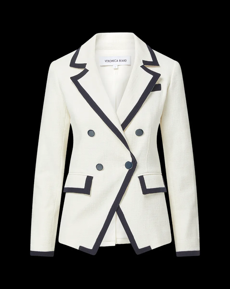 Edison Dickey Jacket in>Veronica Beard Hot