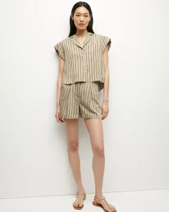 Elbe Pinstripe A-Line Short><noscript><img width=