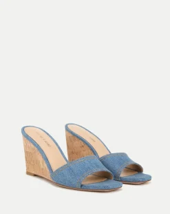 Ellen Wedge Sandal>Veronica Beard