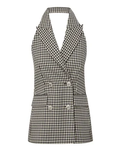 Enfield Gingham Halter Vest><noscript><img width=