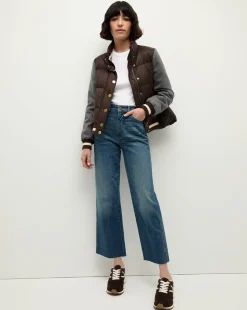 Ethan Puffer in Dark Chocolate>Veronica Beard Outlet