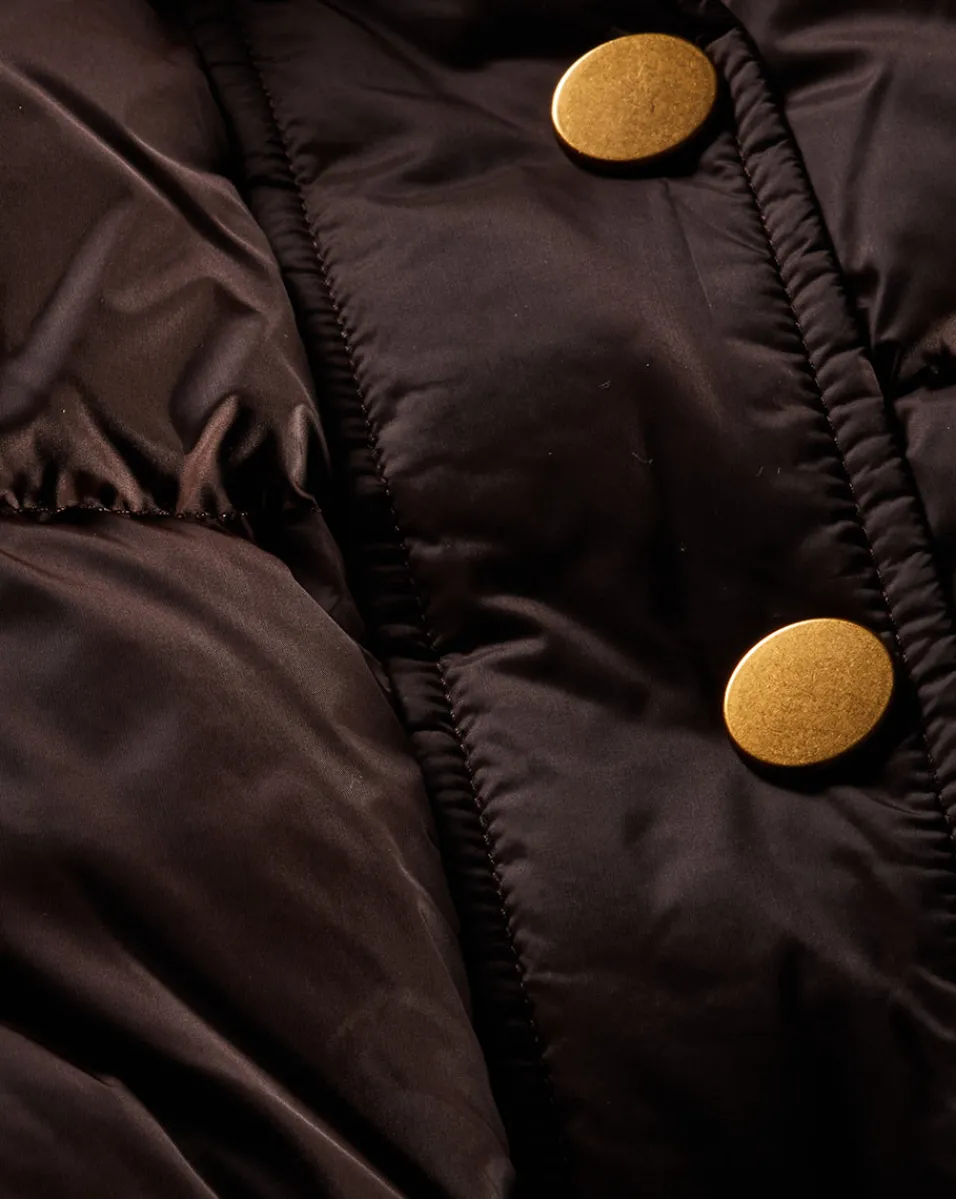 Ethan Puffer in Dark Chocolate>Veronica Beard Outlet