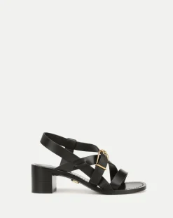 Etta Leather Sandal in>Veronica Beard New