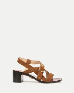 Etta Suede Sandal in>Veronica Beard Sale