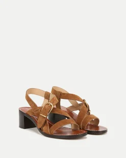 Etta Suede Sandal in>Veronica Beard Sale