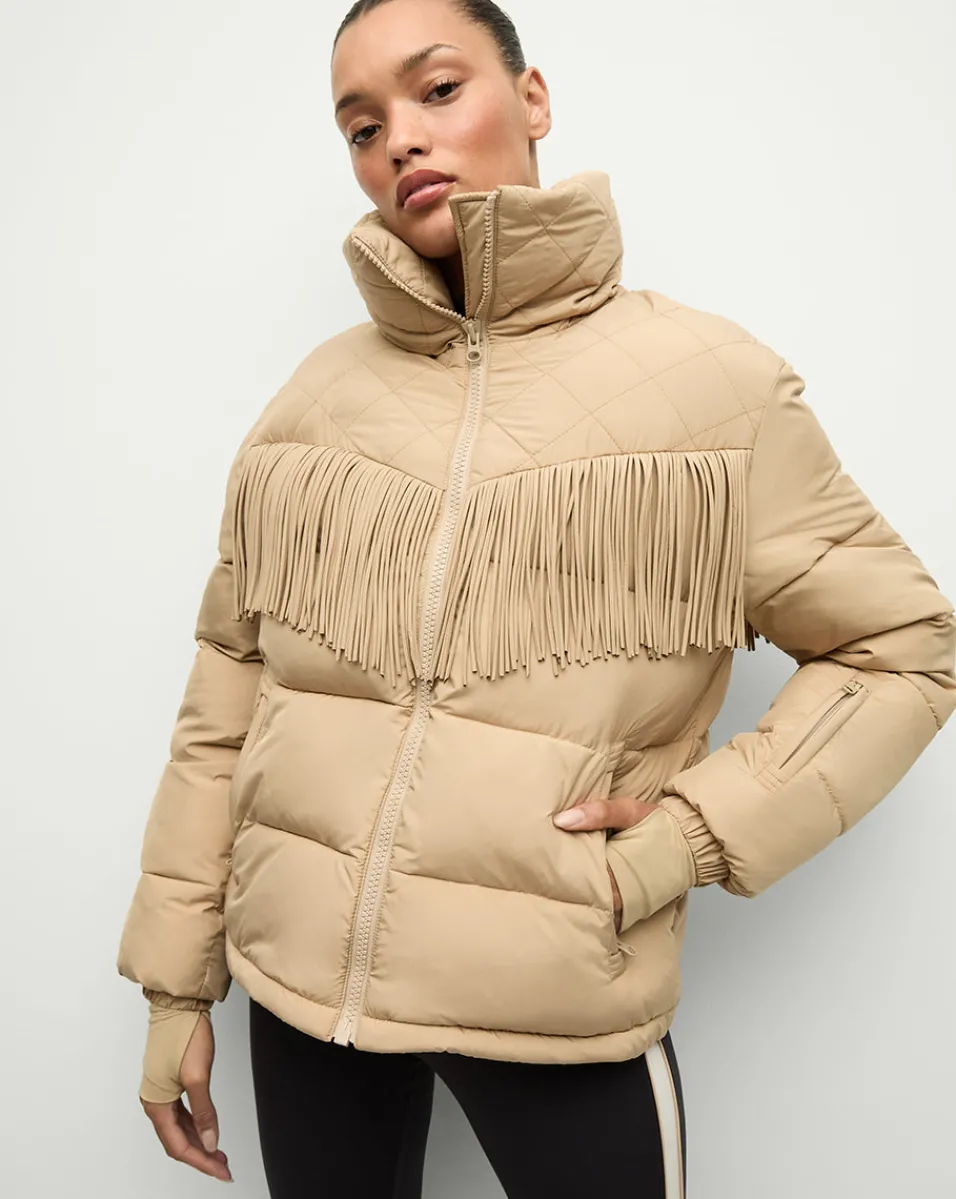 Fairbanks Fox Puffer Jacket in>Veronica Beard Hot