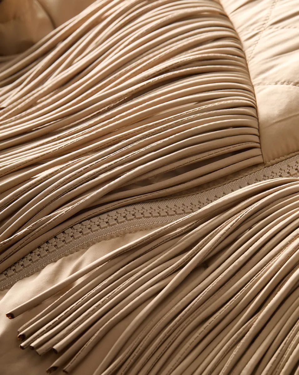 Fairbanks Fox Puffer Jacket in>Veronica Beard Hot