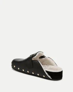 Fern Shearling Clog in Leather><noscript><img width=