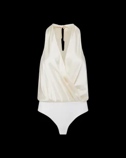 Fernanda Silk Bodysuit in x Poppy Delevingne><noscript><img width=