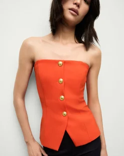 Forman Bustier Top in>Veronica Beard
