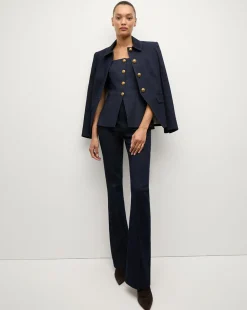 Forman Denim Bustier Top in Dark Wash><noscript><img width=