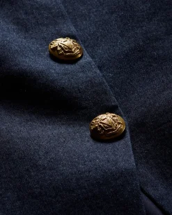 Forman Denim Bustier Top in Dark Wash><noscript><img width=