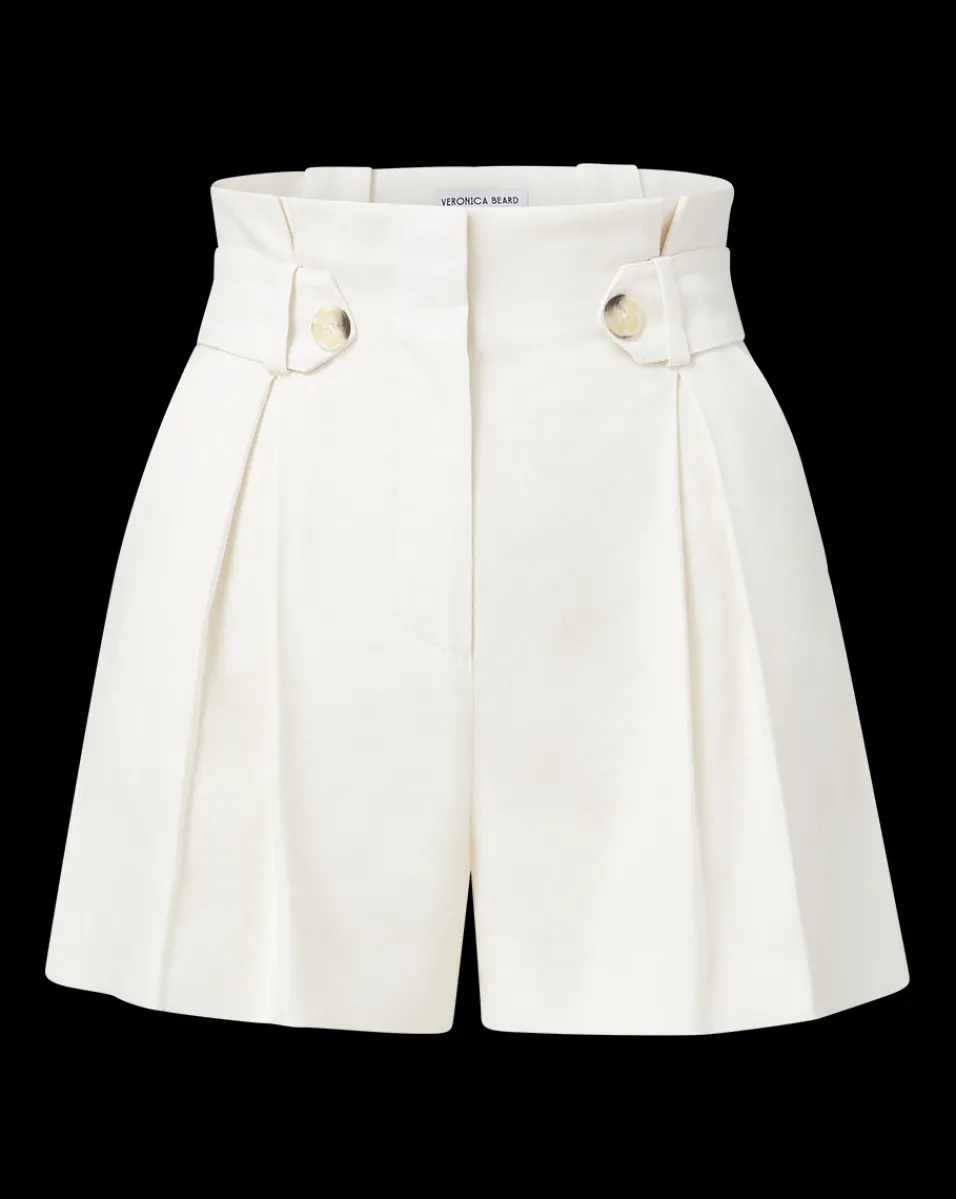 Franzi Stretch-Linen Short in>Veronica Beard Best