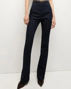 Gracie Belted Denim Pant in Dark Wash><noscript><img width=