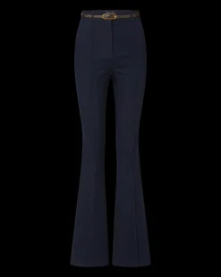 Gracie Belted Denim Pant in Dark Wash><noscript><img width=