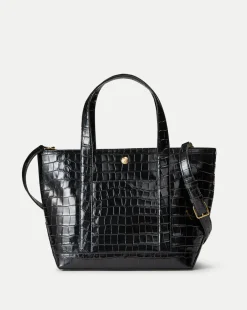 Grand Croc-Embossed Goody Bag in>Veronica Beard Best