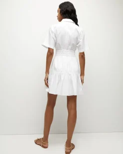 Greta Cotton-Poplin Shirtdress in><noscript><img width=