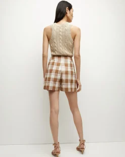 Haina Short in Ochre Multi><noscript><img width=