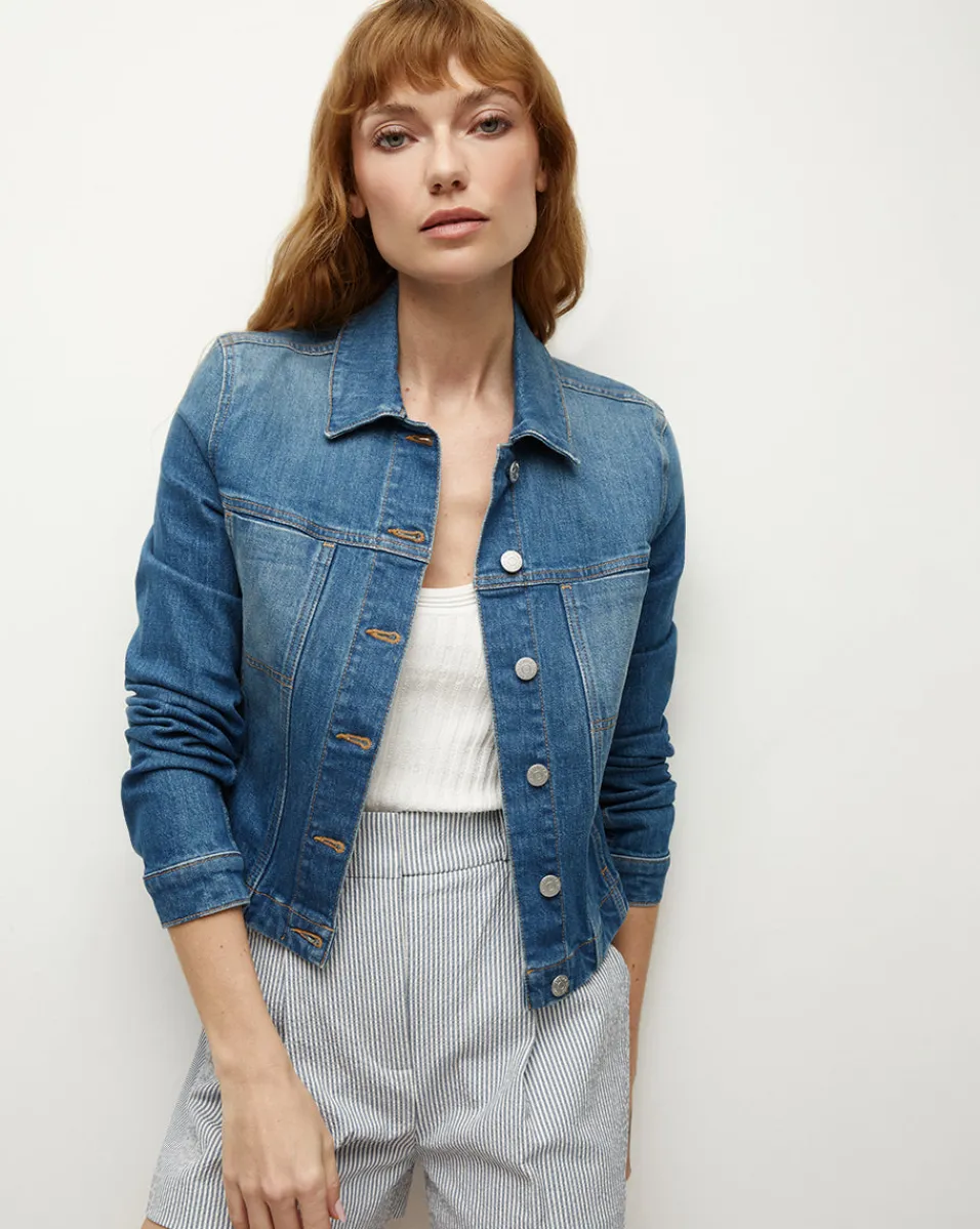 Holden Denim Jacket in>Veronica Beard Hot