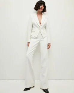 Hosanna Dickey Jacket in White>Veronica Beard Best